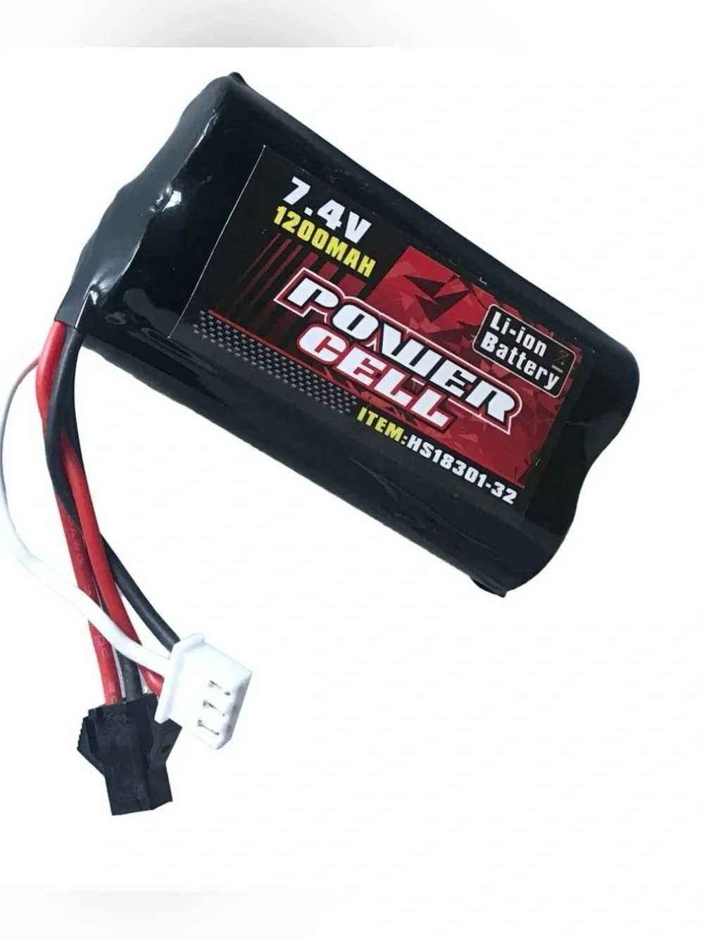 Original 7.4V 1200mAh Li-ion Power Cell Battery - Black